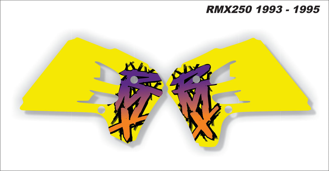 RMX250 1993 VMX SHROUD KIT OEM STYLE V2 – NDUB MOTOCROSS